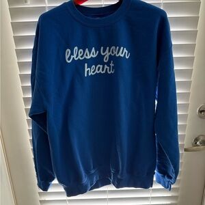Cozy Blue Crewneck Sweater